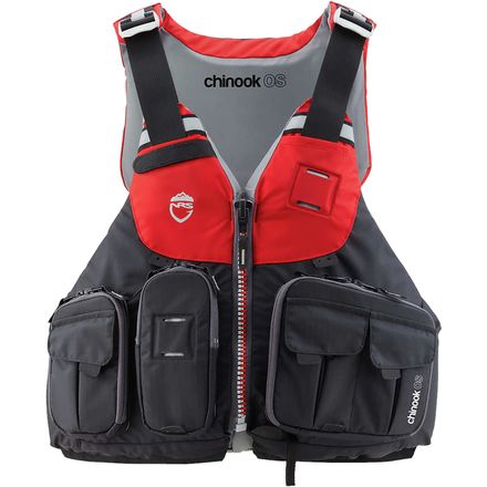 NRS - Chinook OS Fishing Personal Flotation Device - Red