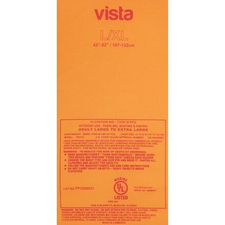 NRS - Vista Personal Flotation Device