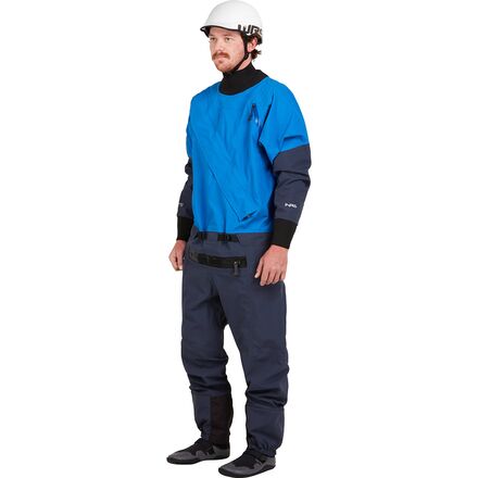 NRS - Nomad Comfort-Neck Drysuit - Men's - Blue