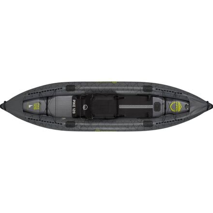 NRS - Pike Inflatable Fishing Kayak - Gray