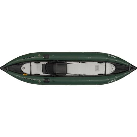 NRS - Pike Inflatable Fishing Kayak - Green