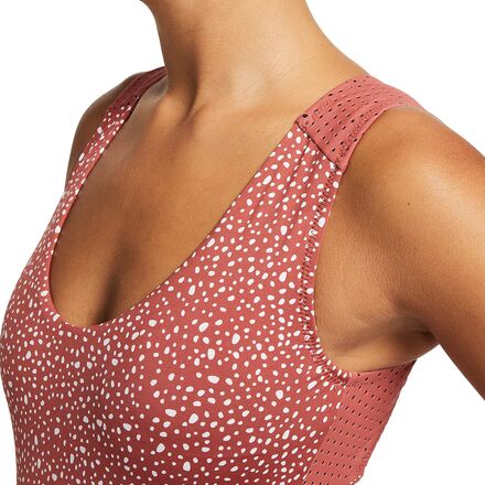 Nike Swim - Water Dots Keyhole Back One-Piece Swimsuit - Women's