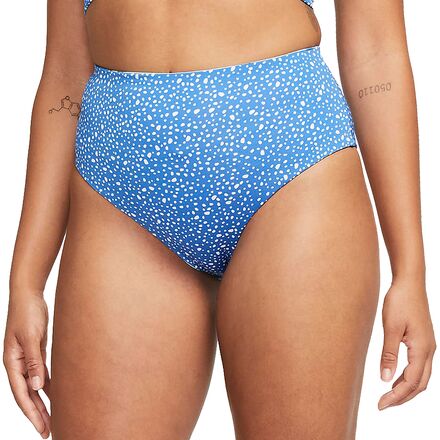Nike Swim - Reversible High Waist Bikini Bottom - Women's - Pacific Blue
