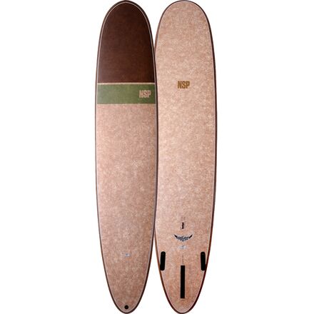 NSP - Coco Flax Hooligan Longboard Surfboard - Flax