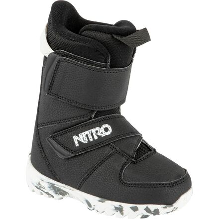 Nitro - Rover QLS Snowboard Boot - 2022 - Kids' - Black/White/Charcoal