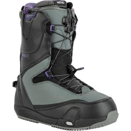 Nitro - Cave TLS Step On Snowboard Boot - 2023 - Women's - Black/Charcoal