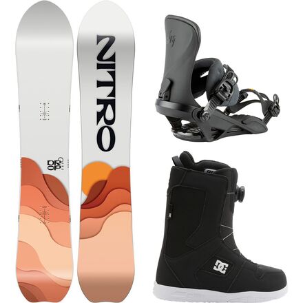Drop Snowboard + Ivy Binding + DC Phase BOA Boot - Women's