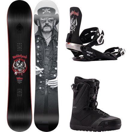 Phase X MOTORHEAD w/ Tangent TLS + ONE Snowboard Package