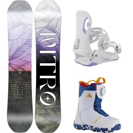Spirit w/ Grom BOA + Charger Mini Snowboard Package