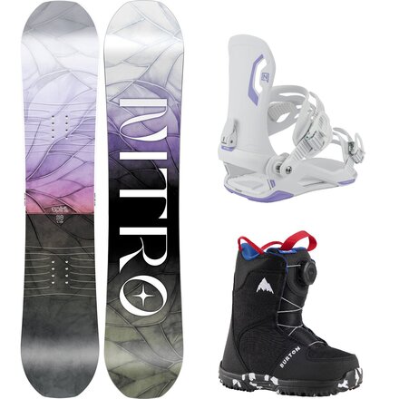 Spirit w/ Grom BOA + Charger Mini Snowboard Package