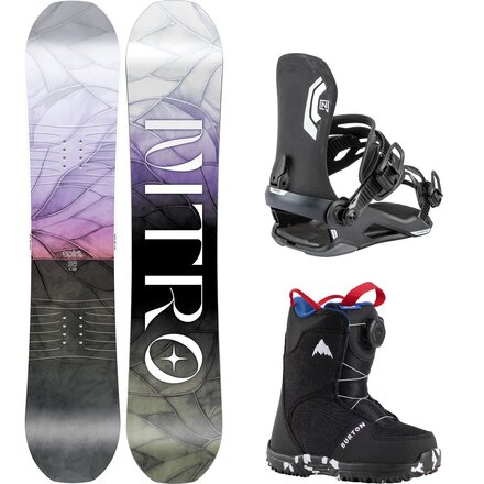 Spirit w/ Grom BOA + Charger Mini Snowboard Package
