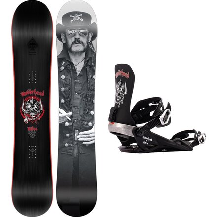 Phase X MOTORHEAD Snowboard Bundle