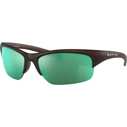 Native Eyewear - Endura XP Polarized Sunglasses - Brown Crystal/Green Reflex