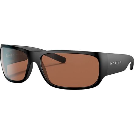 Native Eyewear - Boulder SV Polarized Sunglasses - Matte Black/Bronze Reflex