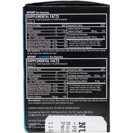 Nuun - Sport Variety - 4-Pack