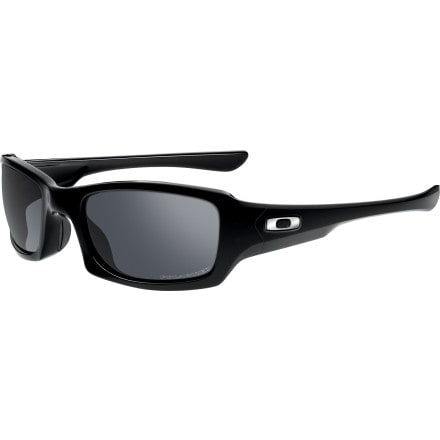 Oakley - Fives Squared Polarized Sunglasses - Polished Black/Black Iridium Polarized