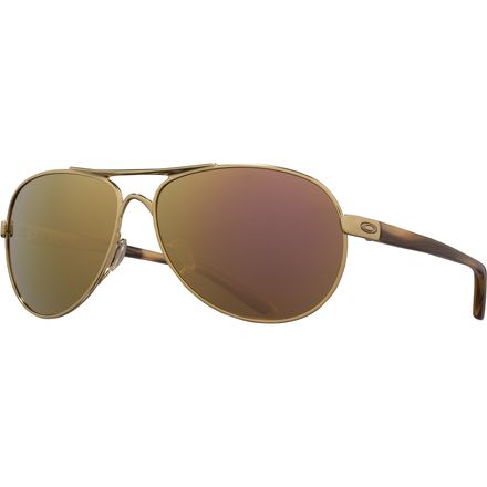 Oakley - Feedback Polarized Sunglasses - Women's - Pol Gold/PRIZM Rose Gold Polarized
