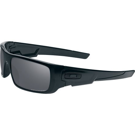 Oakley - Crankshaft Polarized Sunglasses - Matte Black/Black Irid Polar