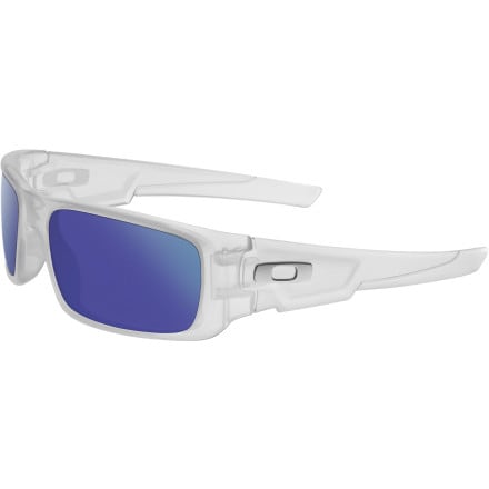Oakley - Crankshaft Polarized Sunglasses - Matte Clear w/Violet Irid Polar