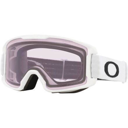 backcountry Oakley Line Miner Prizm Goggles - Kids' Matte White/Prizm Clear