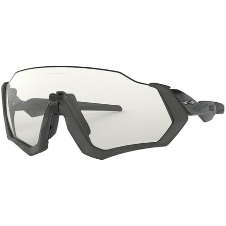 Oakley - Flight Jacket Photochromic Sunglasses - Scenic Grey/Matte Steel W/Clear To Black Iridium Photochromic