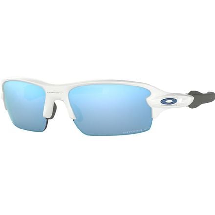 Oakley - Flak XS Prizm Polarized Sunglasses - Polished White W/Prizm Deep H2o Polarized