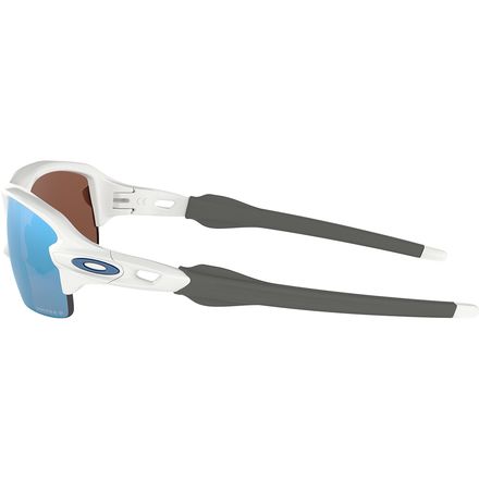 Oakley - Flak XS Prizm Polarized Sunglasses - Polished White W/Prizm Deep H2o Polarized