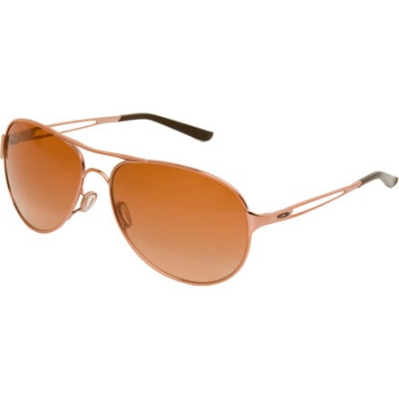Oakley - Caveat Sunglasses - Women's - Rose Gold/VR50 Brown Gradient