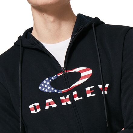 Oakley - Bark FZ Hoodie 2.0 - Men's - Black/American Flag
