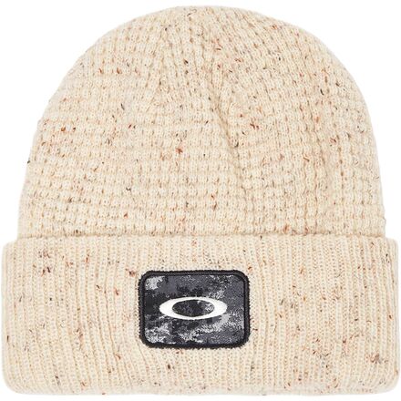 Ellipse Patch Waffle Beanie