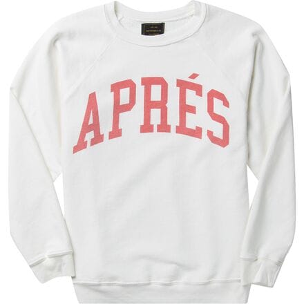 Original Retro Brand - Apres Crew Sweatshirt - Women's - Antique White