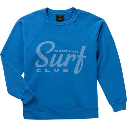 Original Retro Brand - Montauk Surf Club Crewneck Sweatshirt - Women's - Vintage Royal