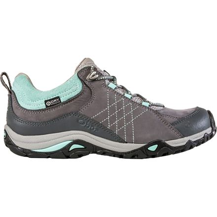 Oboz - Sapphire Low B-Dry Wide Hiking Shoe - Women's - Charcoal/Beach Glass