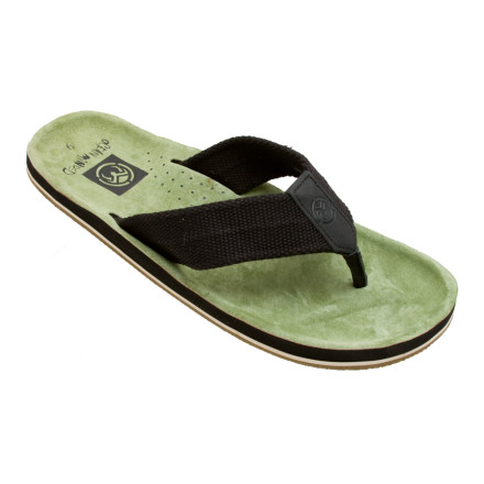 ocean minded scorpion flip flops