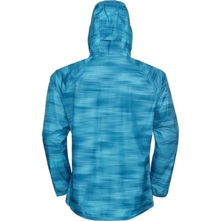 ODLO - Fli 2.5L Waterproof Print Hardshell Jacket - Men's - Horizon Blue/Graphic Ss21