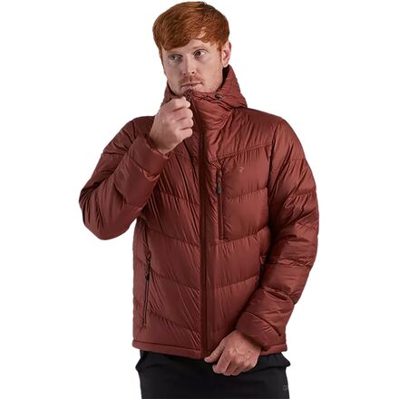 super transcendent down hooded jacket