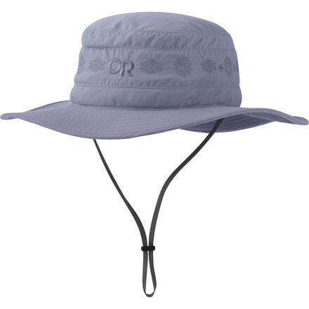 Outdoor Research - Solar Roller Sun Hat - Women's - Haze-Rice Embroidery