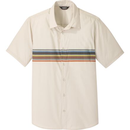 Outdoor Research - Strata Short-Sleeve Shirt - Men's - Sand Stripe