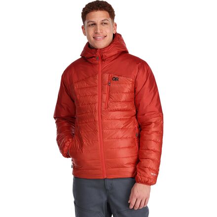 Outdoor Research - Helium Down Hooded Jacket - Men's - Cranberry