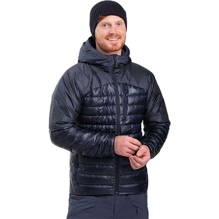 Outdoor Research - Helium Down Hooded Jacket - Men's - Naval Blue