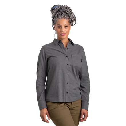 Outdoor Research - Sandpoint Flannel Shirt - Women's - Charcoal Heather