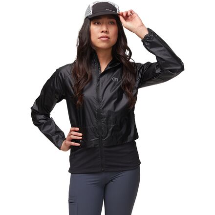Outdoor Research - Helium Wind Hooded Jacket - Women's - Black