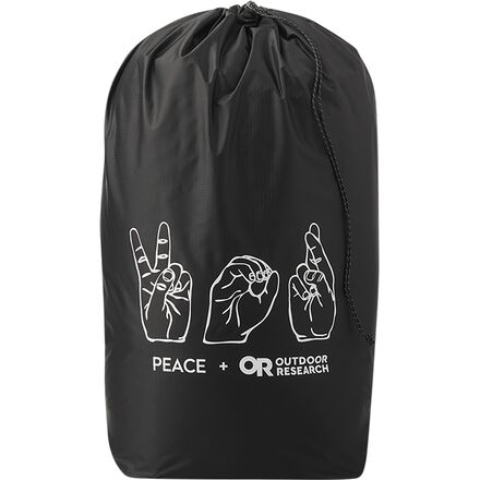 Outdoor Research - PackOut Graphic 15L Stuff Sack - Black