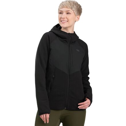 Outdoor Research - Vigor Plus Fleece Hooded Jacket - Women's - Black