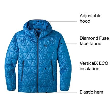 Outdoor Research - Helium Insulated Hooded Jacket - Men's - Cascade
