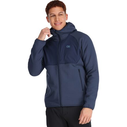 Outdoor Research - Vigor Plus Fleece Hooded Jacket - Men's - Naval Blue