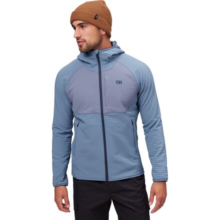 Outdoor Research - Vigor Plus Fleece Hooded Jacket - Men's - Nimbus