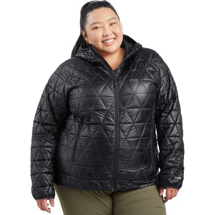 Outdoor Research - Helium Insulated Hooded Plus Jacket - Women's - Black