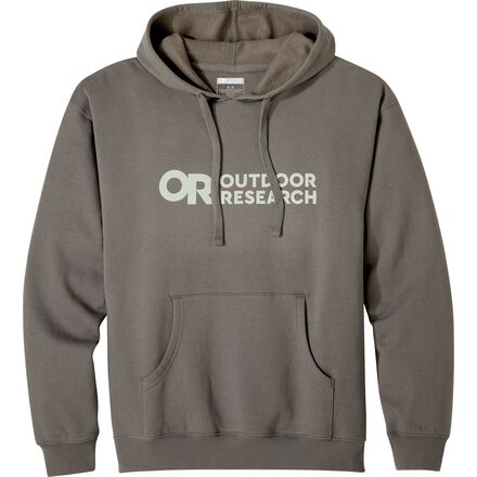 Outdoor Research - Lockup Logo Hoodie - Men's - Charcoal/White