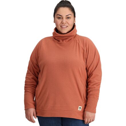 Outdoor Research - Trail Mix Cowl Pullover - Plus - Women's - Cinnamon